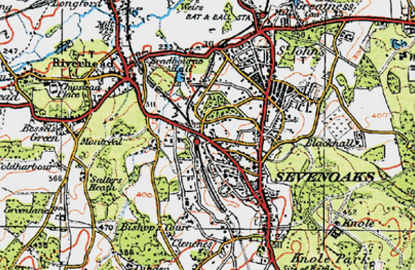 sevenoaks map