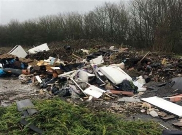 Fly tipping Ash