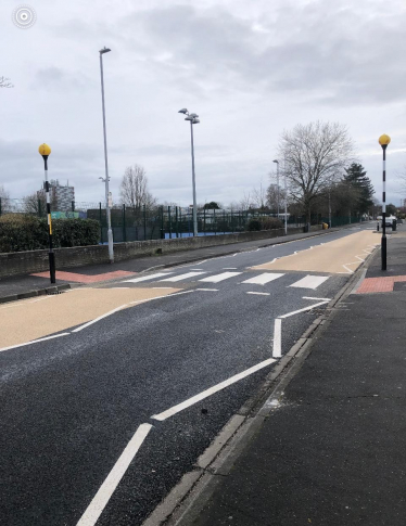 The new zebra crossing in Swanley